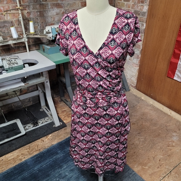 Funky print slinky dress Medium - Picture 2 of 7